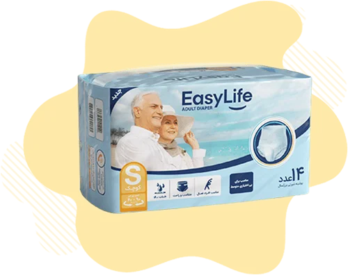 پوشینه شورتی بزرگسال سایز کوچک